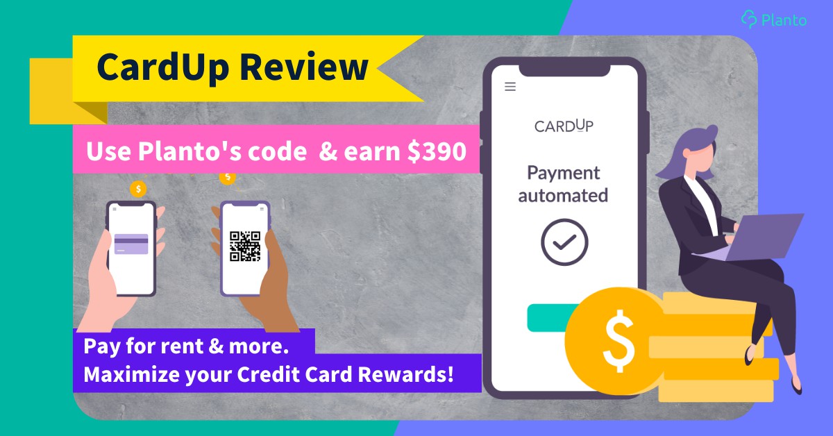 CardUp Review 〡Use Planto’s code and earn HKD$390 cash rebate the next time you use your credit card to pay for rent & more! 〡Earn Miles and Rebates 〡A must have to maximize your Credit Card Rewards